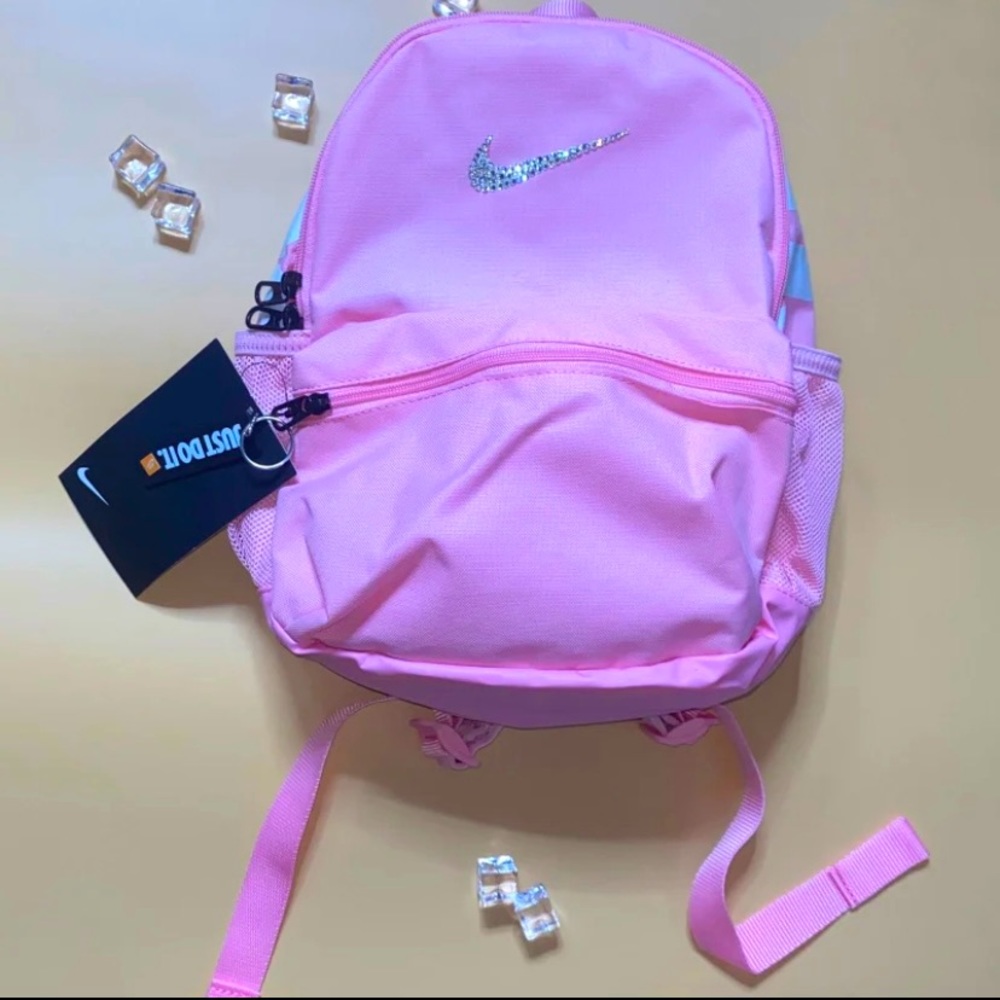 Baby Pink Nike Luxe Crystal Bling BackBack NWT